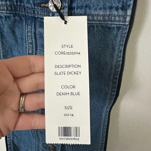 Veronica Beard Blue Denim Vest-Zip in blazer style- - Picture 5 of 7